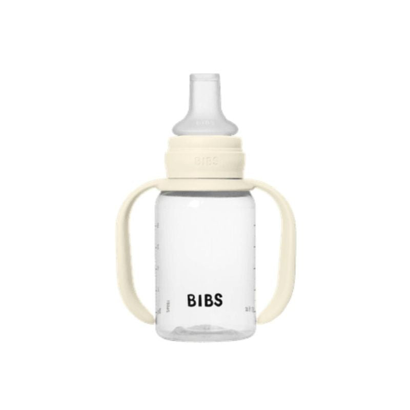 BIBS mācību pudelīte ar snīpi Ivory