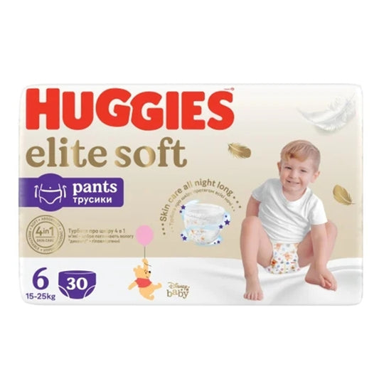 Huggies Elite Soft autiņbiksītes / biksītes, 6. izmērs