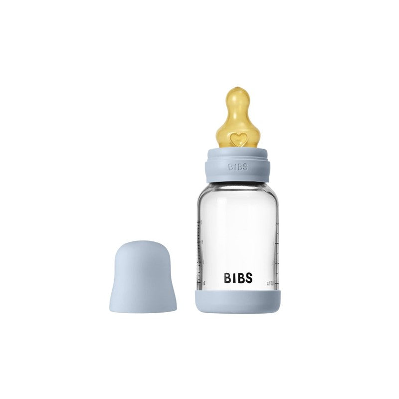 Stikla barošanas pudele Updated version, 120ml, BIBS