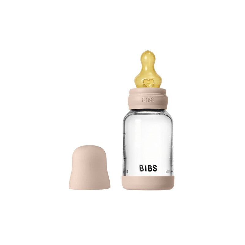 Stikla barošanas pudele Updated version, 120ml, BIBS