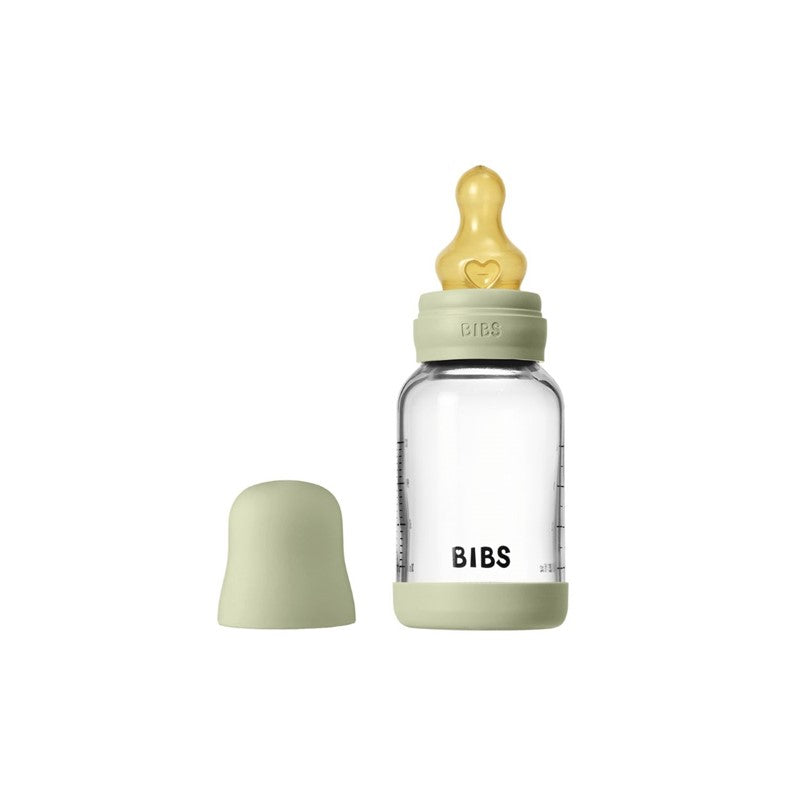 Stikla barošanas pudele Updated version, 120ml, BIBS