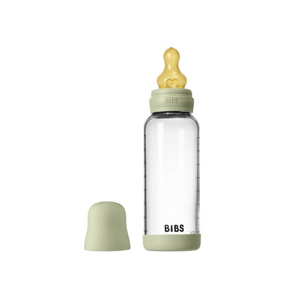 Stikla barošanas pudele Updated version, 240ml, BIBS