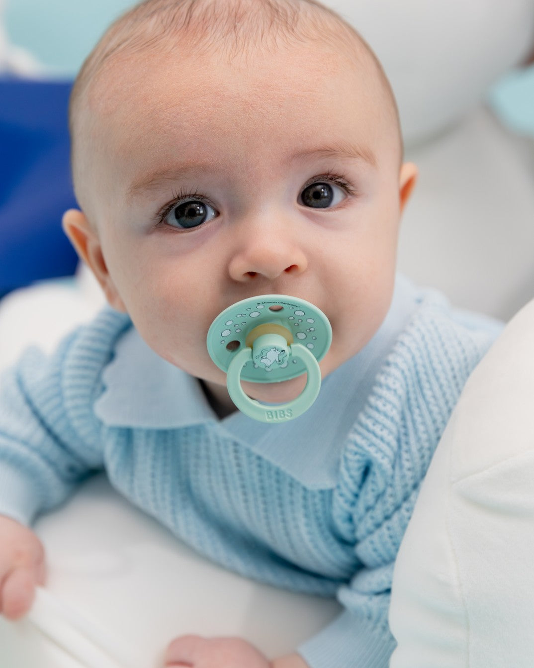 BIBS x Moomin, Colour Round knupīši, Sailing / Nordic Mint Mix