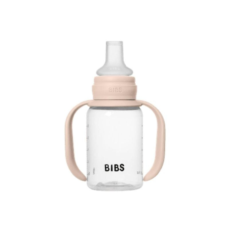 BIBS mācību pudelīte ar snīpi Blush