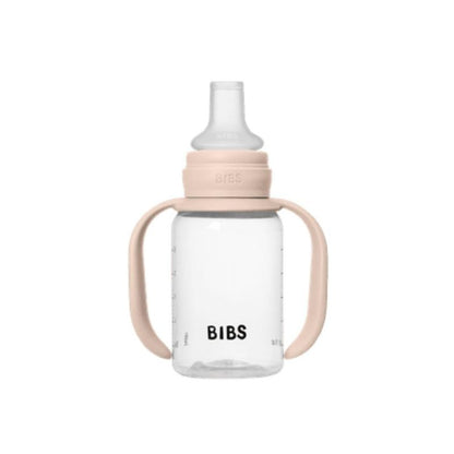 BIBS mācību pudelīte ar snīpi Blush