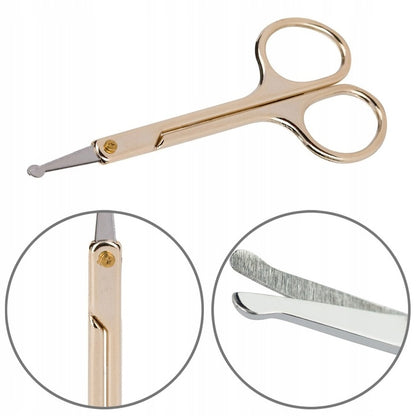 Canpol nagu šķērītes mazuļiem ar noapaļotiem galiem. Redzamas tuvplānā.