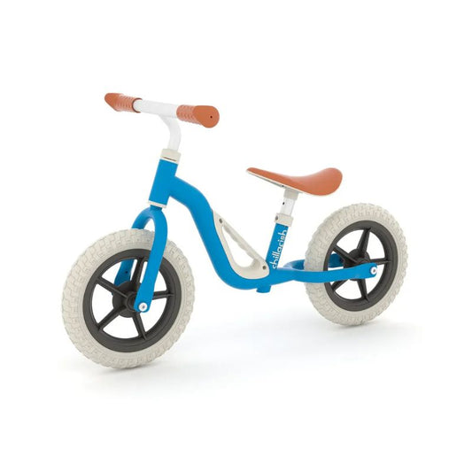 Bērnu līdzsvara velosipēds CHARLIE 10, CHILLAFISH zilā krāsā.