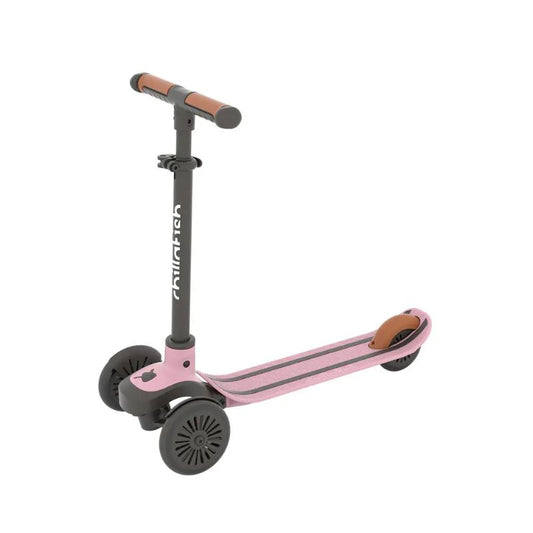 Scotti bērnu skrejritenis rozā un melnā krāsā.