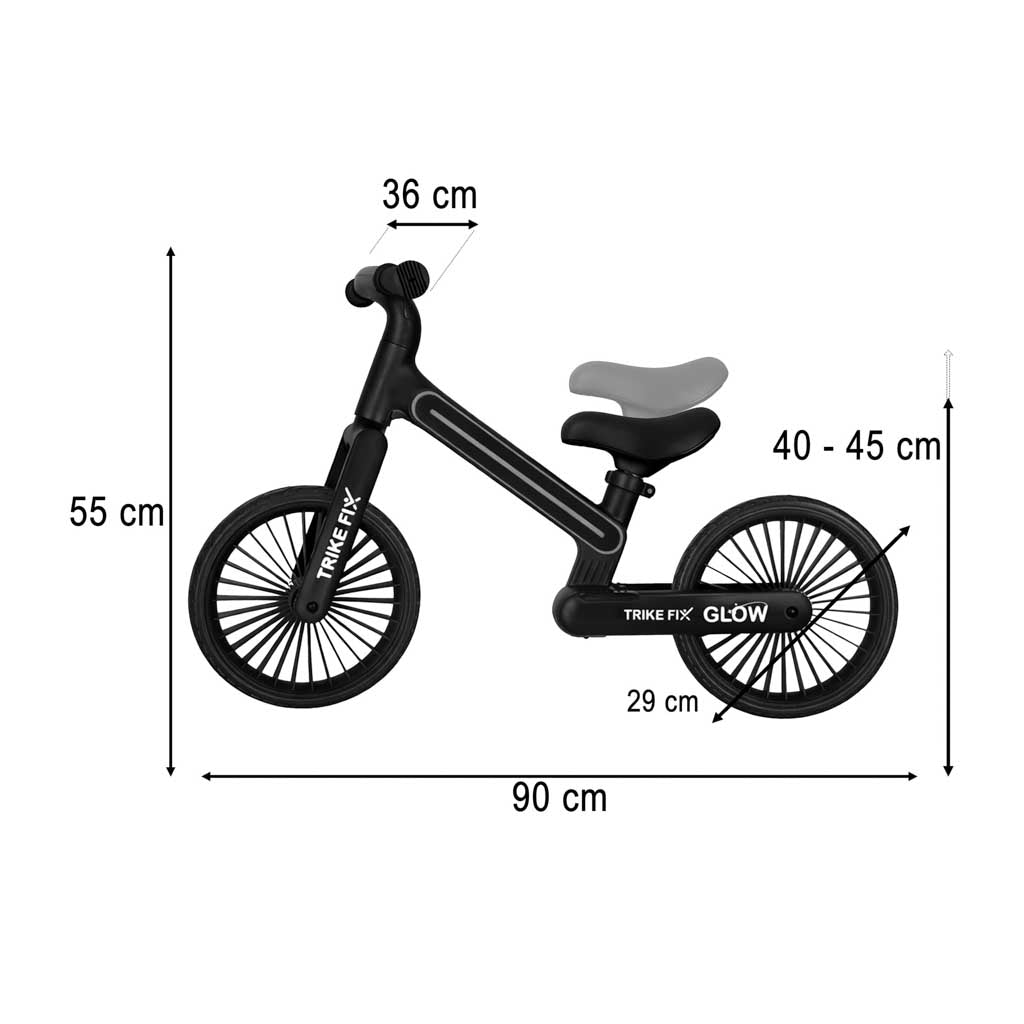 Bērnu līdzsvara velosipēds Trike Fix Glow, KX2867