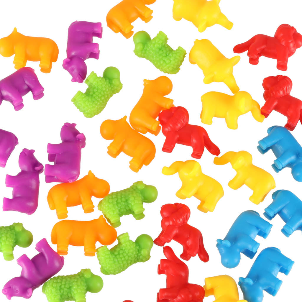 Montessori skaitīšanas spēle Safari dzīvnieki, KX5698