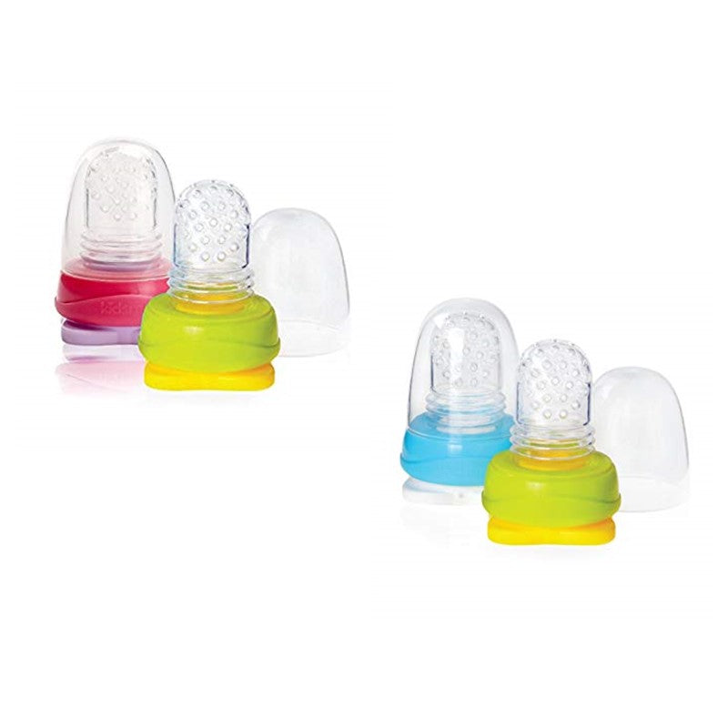 Kidsme adapteris biezenīšu ēdināšanai no stāvpakām. Redzamas visas pieejamās krāsas.