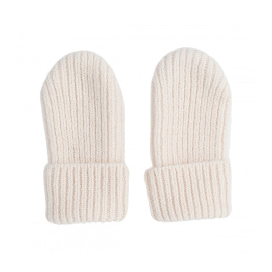 Lodger Mittens Folklore Merino vilnas bērnu cimdiņi birch krāsa, Pieejami divos izmēros: 0-12M un 12-24M.