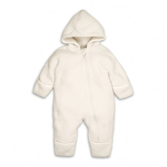 Lodger Skier kombinezons Cloud Dancer krāsā redzams no priekšpuses.