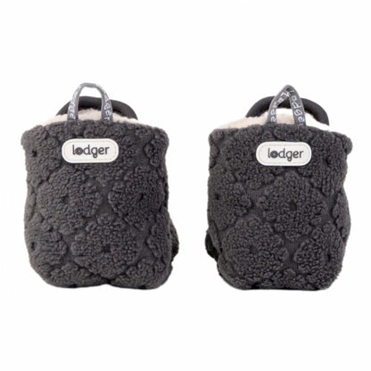 Lodger slipper fleece čībiņas redzamas no aizmugures