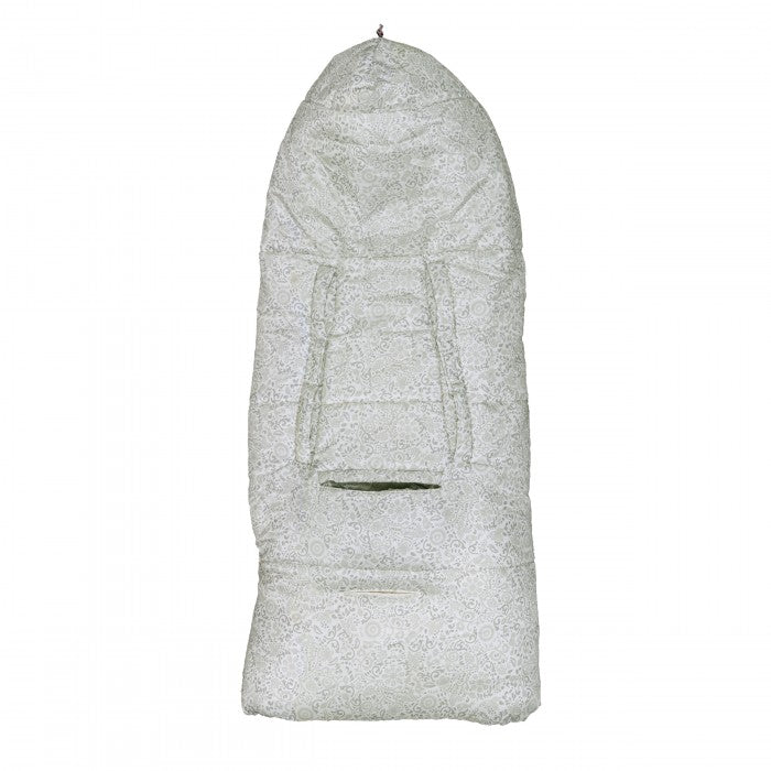 Lodger Wrapper ietinamā sedziņa redzama no aizmugures Drizzle krāsā