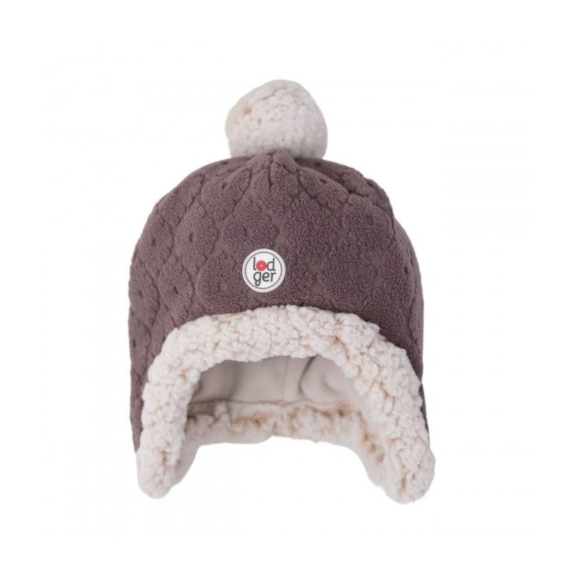 Lodger Hatter Folklore Fleece cepure Mauve krāsā redzama no priekšpuses.