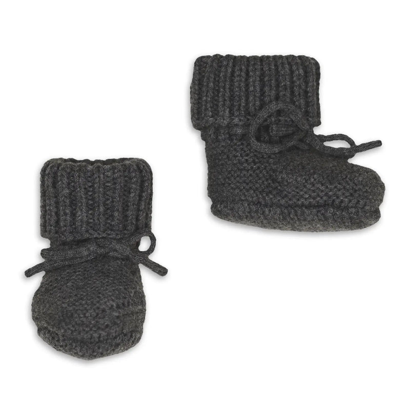 Lodger Slipper Merino vilnas čībiņas pigeon krāsā. Redzamas no priekšpuses un sāna.