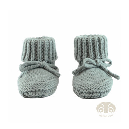 Lodger Slipper Merino vilnas čībiņas silk krāsā. Redzamas no priekšpuses.