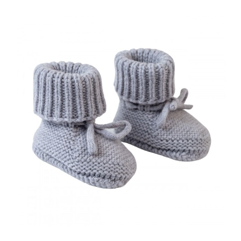 Lodger Slipper Merino vilnas čībiņas drizzle krāsā. Redzamas no sāna.