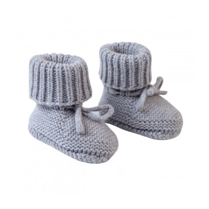 Lodger Slipper Merino vilnas čībiņas drizzle krāsā. Redzamas no sāna.