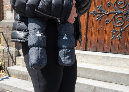 Lodger Socker Folklore Taslon bērnu zābaciņi redzami melnā krāsā uzvilkti bērnam