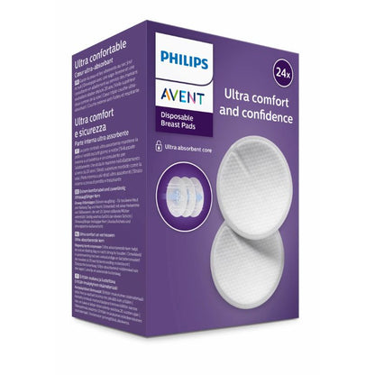 Vienreizējas lietošanas krūštura ieliknīši, 24gab., Philips Avent, SCF254/24
