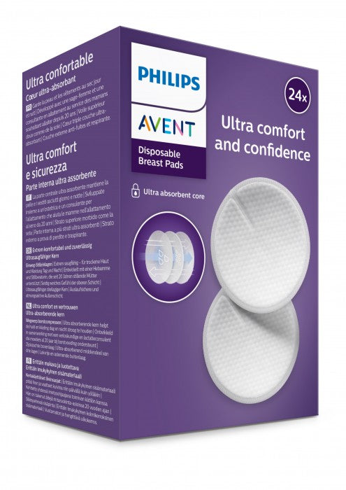 Disposable bra liners, 24pcs, Philips Avent, SCF254/24