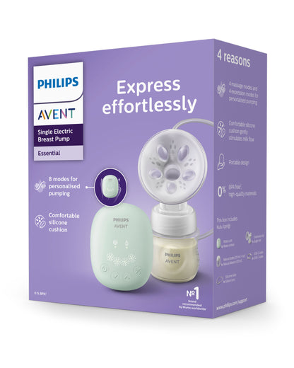 Elektriskais krūts piena sūknis ar pudelīti, Philips Avent, SCF323/11