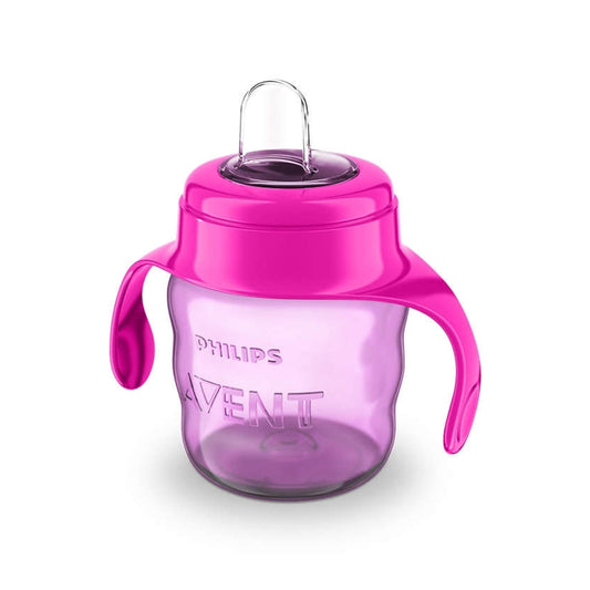 Avent Easy Sip mācību krūzīte ar rokturiem, 6M+, 200ml, silikona snīpis, Philips Avent, SCF551/03