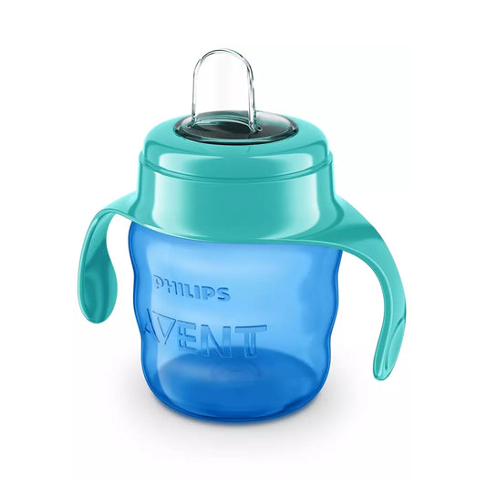 Avent Easy Sip mācību krūzīte ar rokturiem, 6M+, 200ml, silikona snīpis, Philips Avent, SCF551/05