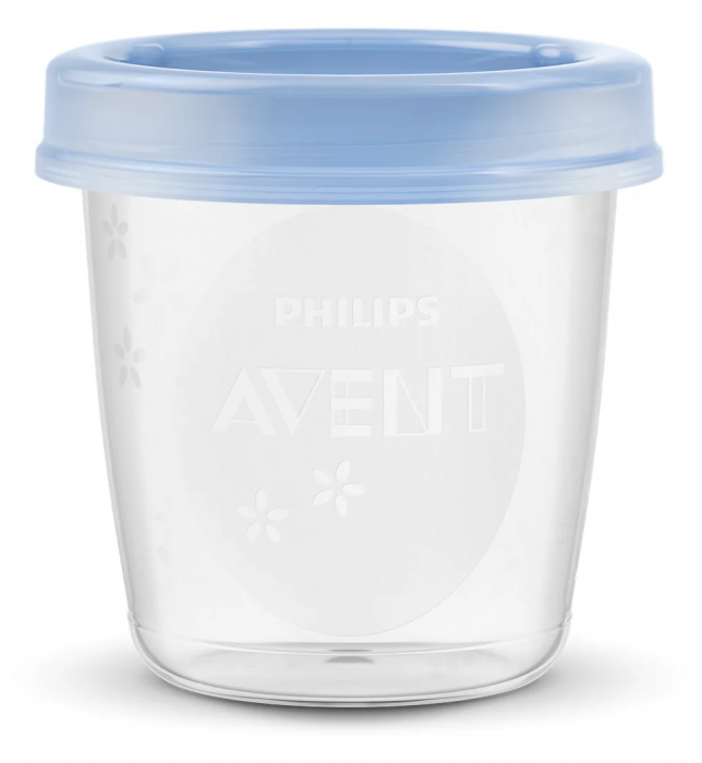 Food storage containers with lids, Philips Avent, SCF619/05