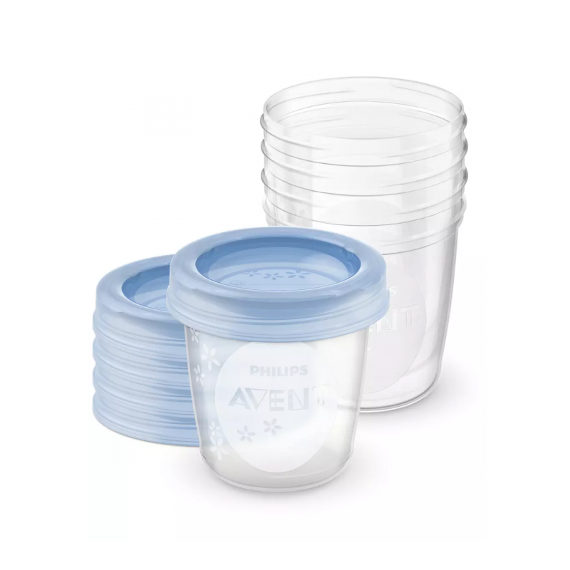 Food storage containers with lids, Philips Avent, SCF619/05