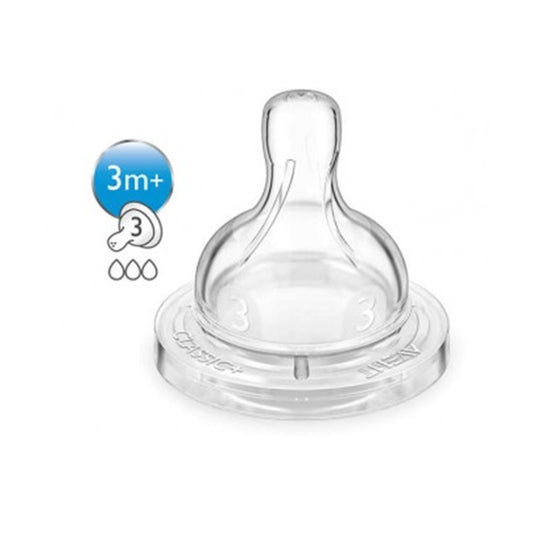 Silicone pacifier, Classic, 3+M, Philips Avent, SCF633/27