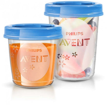 Avent food storage container set with spoon, Philips Avent, SCF721/20