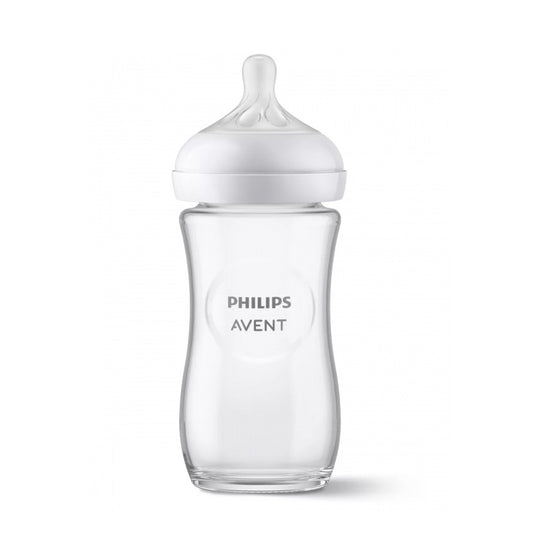 Natural response glass bottle, 240ml, Philips Avent, SCY933/01