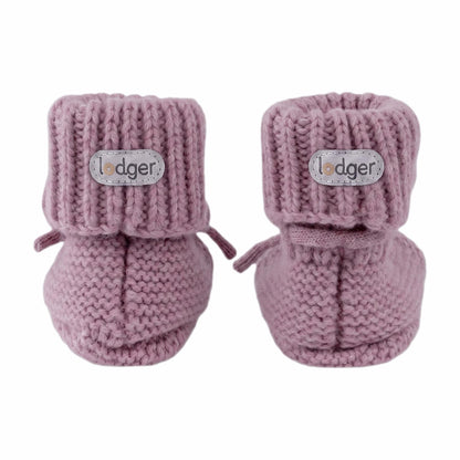Lodger Slipper Merino vilnas čībiņas, Mauve