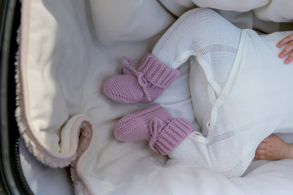 Lodger Slipper Merino vilnas čībiņas, Mauve