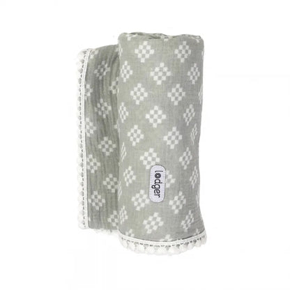 Lodger Swaddle Tribe Muslin cotton diaper, 120x120 cm