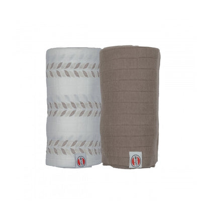 Lodger Swadler Solid Matcha kokvilnas autiņš, 110x110 cm, Birch/Buffalo, SW 1093