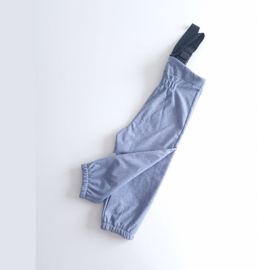 Softshell āra bikses bērnam. Izmēri 80-86. Gaiši zilā krāsā.