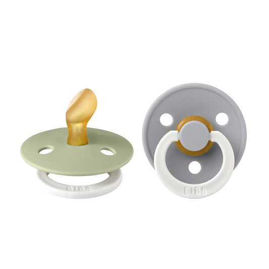 BIBS Color Anatomical GLOW pacifiers
