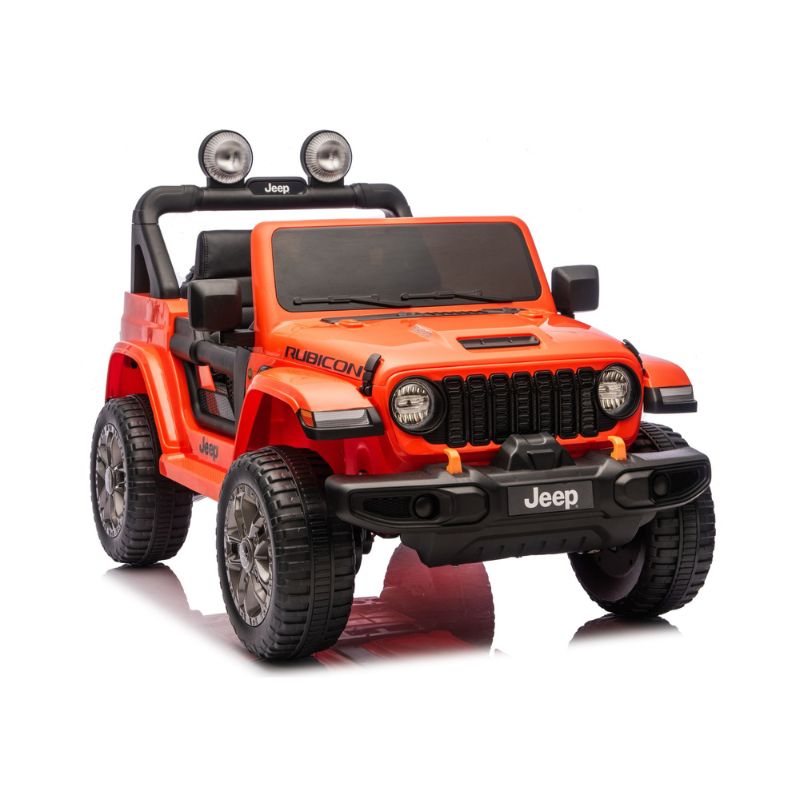 Bērnu elektro auto Jeep Rubicon 4x4, oranžā krāsā, 29167