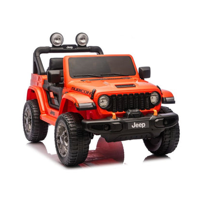 Bērnu elektro auto Jeep Rubicon 4x4, oranžā krāsā, 29167