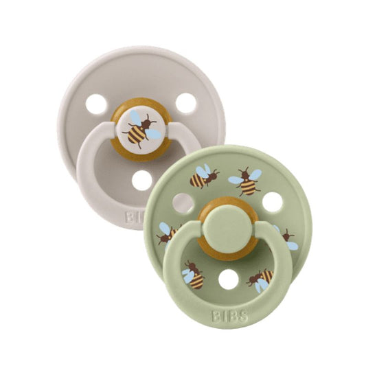 BIBS Studio Collection – Urban Garden, Colour Round knupīši, Bumblebee Mushroom Mix