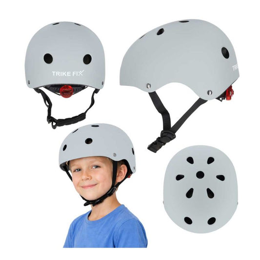 Ķivere bērniem ar LED gaismu pelēkā krāsā, 55-58cm, KX2813/5