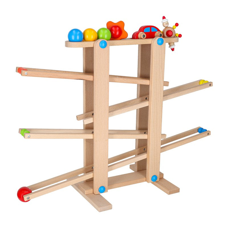 Montessori koka bumbu trase bērniem, KX6496