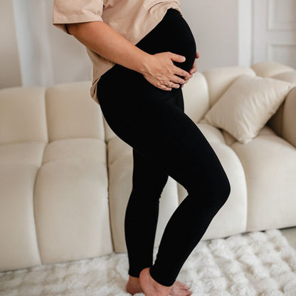 Legingi grūtniecēm melnā krāsā, XS-XXL izmērs