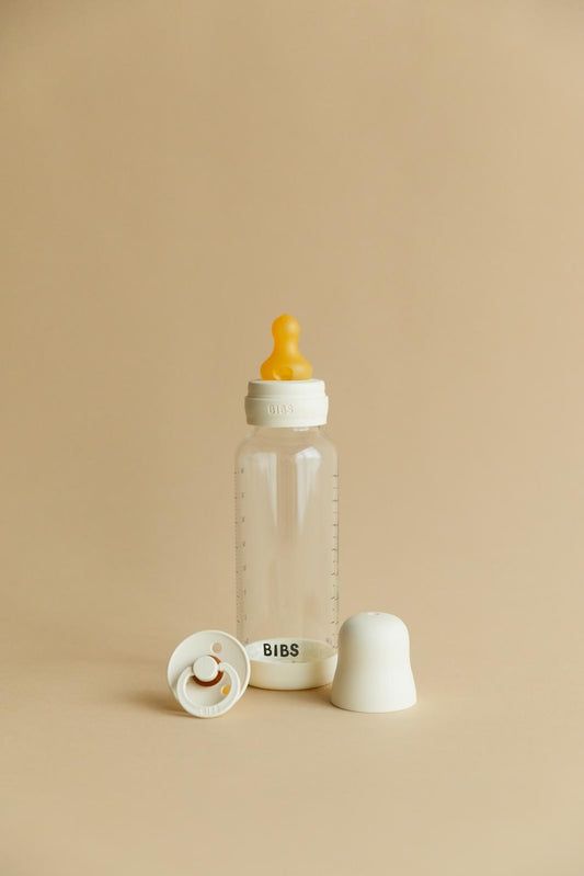 Glass bottle, 110ml, BIBS